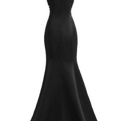 2017 Royal Blue Crop Neck Prom Dres..