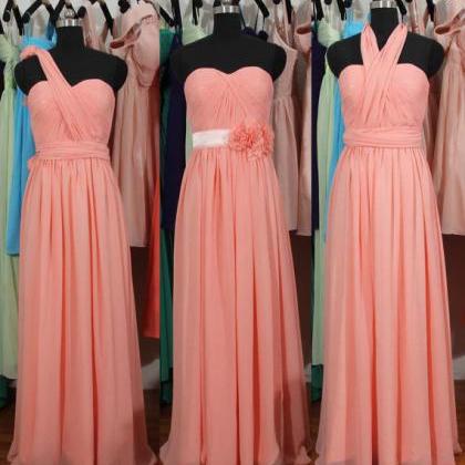Coral Bridesmaid Dress , 2017, Prom Dress Coral..