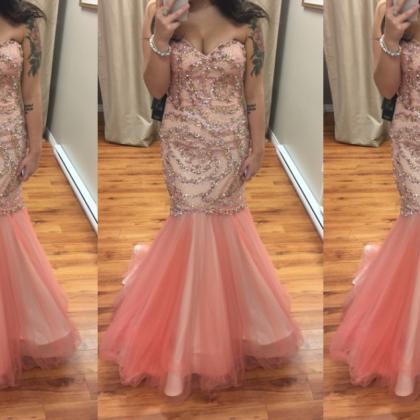 Sparkly Dress,long Dress,beaded Dress,sweetheart..