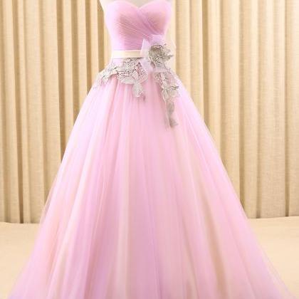 Sweet Girls Pink Wedding Dresses 2016 Cute..