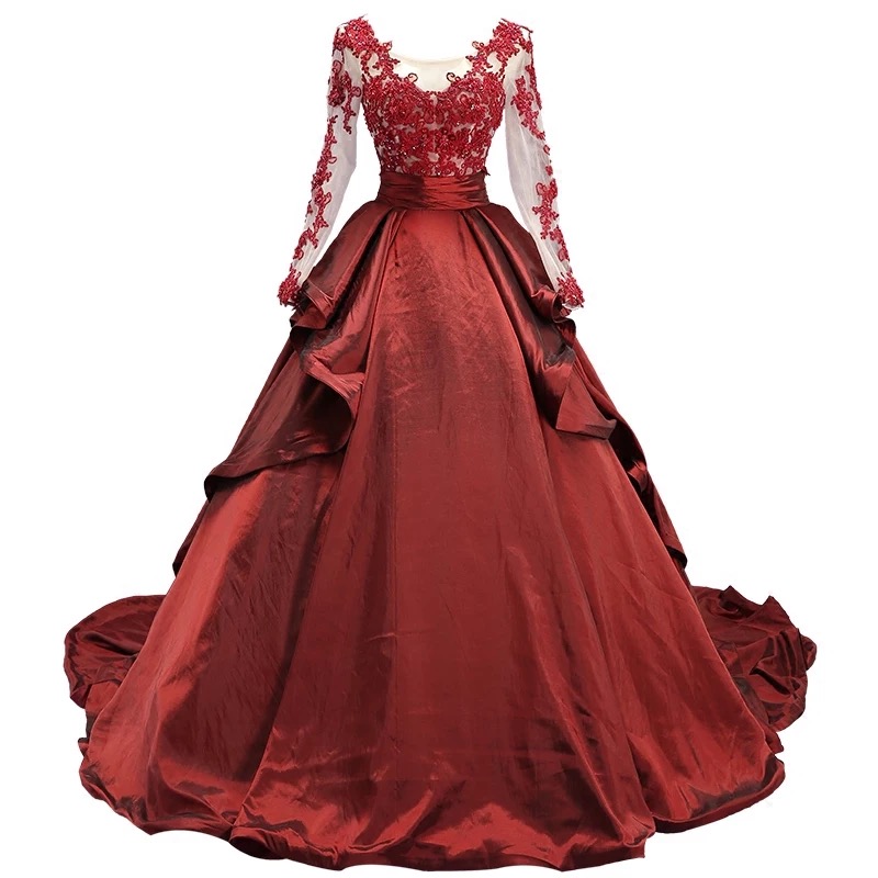 Red Pin Up Wedding Dresses