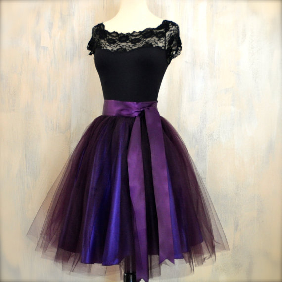 purple graduation dress