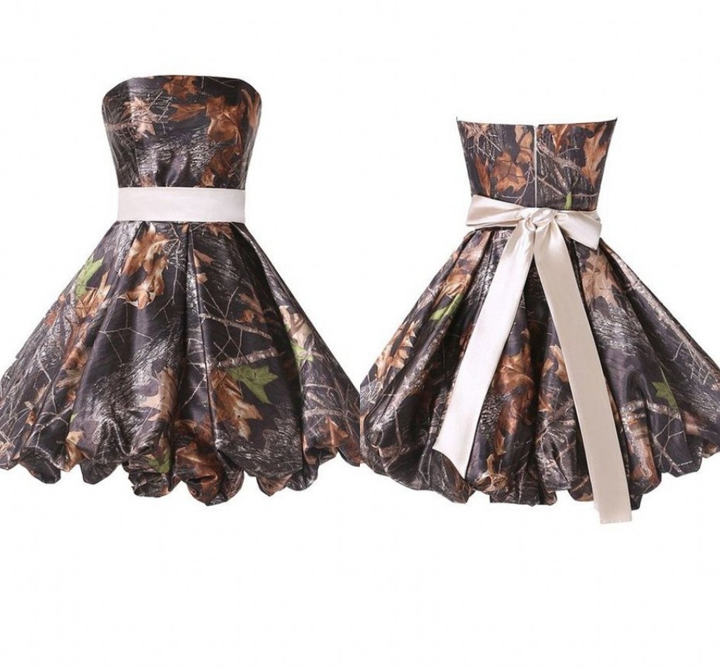 Camo bridesmaid hotsell dresses under 100